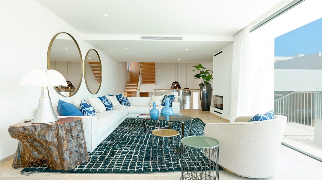 New modern luxury villas for sale in Cala Conta, Ibiza Balearic island, Spain