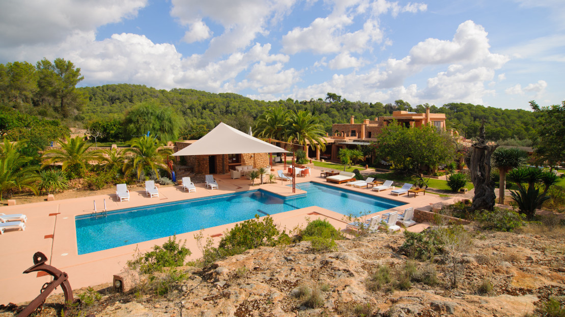 Countryside villa with extra large pool, San Rafael, Ibiza