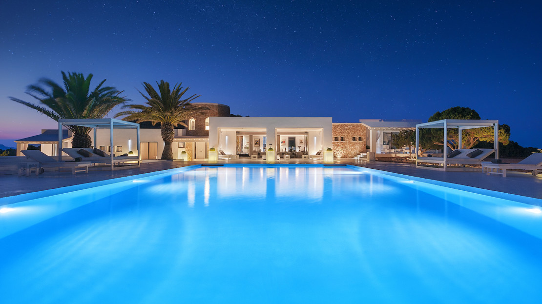 Ibiza private island rental