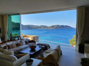 4 bedroom water front villa with direct sea access, to book in the north of Ibiza, Close to San Carlos
